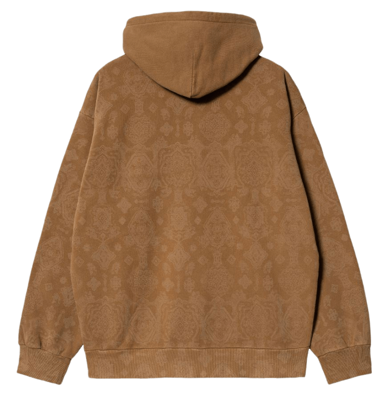CARHARTT - Hooded Verse Sweat, Verse Print/ Hamilton brown - Image 2