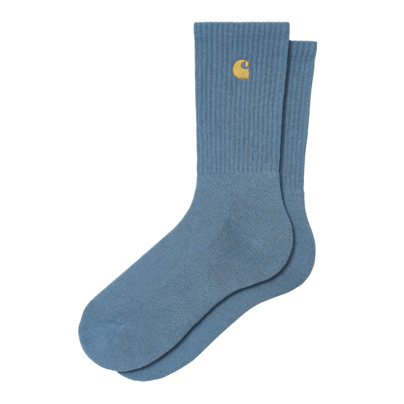 CARHARTT - Chase socks, Icy water/ Gold