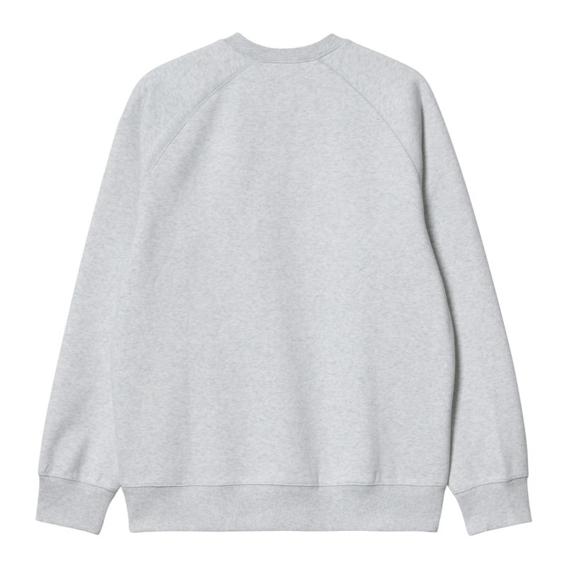 CARHARTT - Chase Sweat, Ash heather/ Gold - Image 2