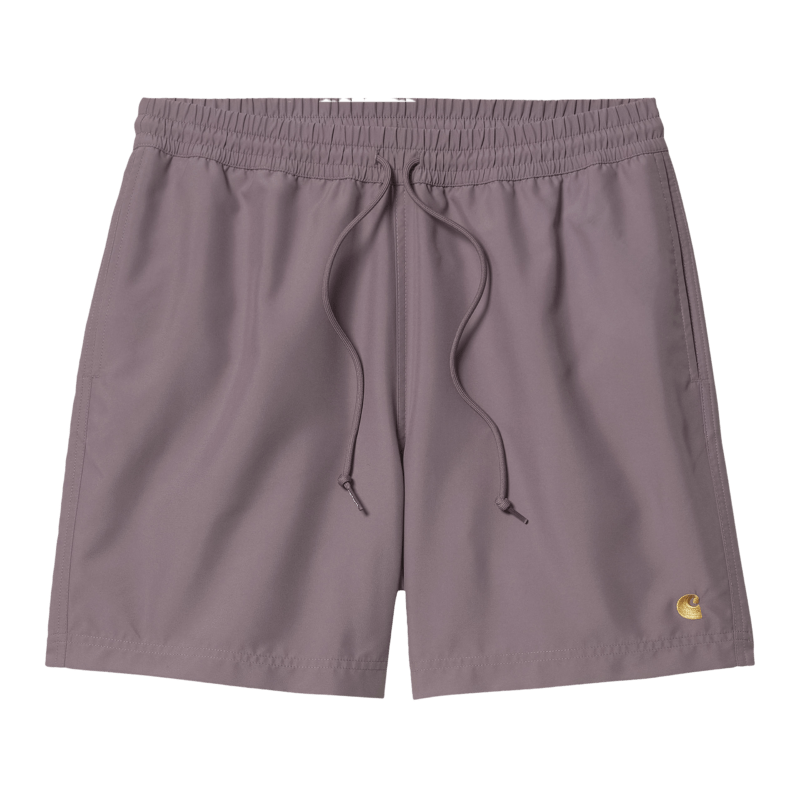 CARHARTT - Chase Swim Trunks, Misty thistle/ Gold