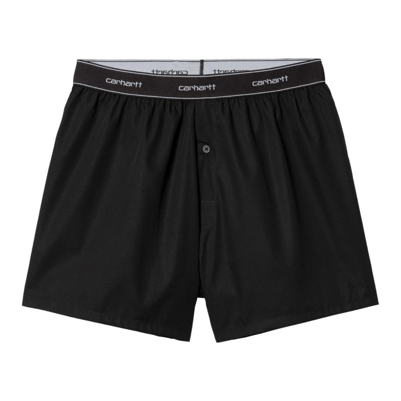 CARHARTT WIP - CARHARTT - Cotton Script Boxers, Black