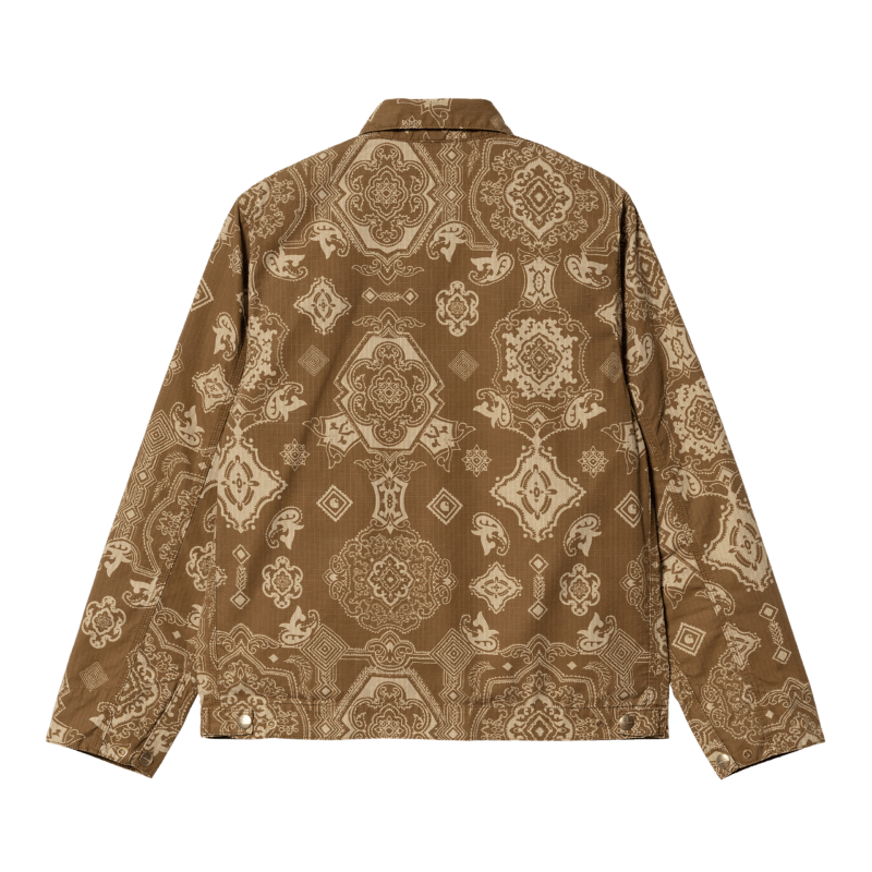 CARHARTT - Detroit Jacket, Verse print/ Hamilton brown - Image 2