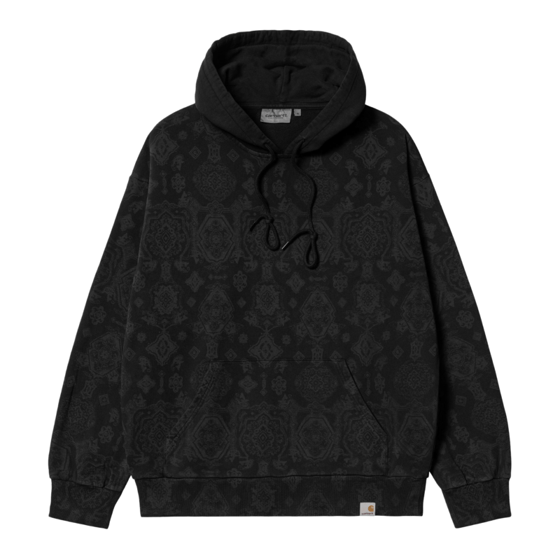 CARHARTT WIP - CARHARTT - Hooded Verse Sweat Print, Black