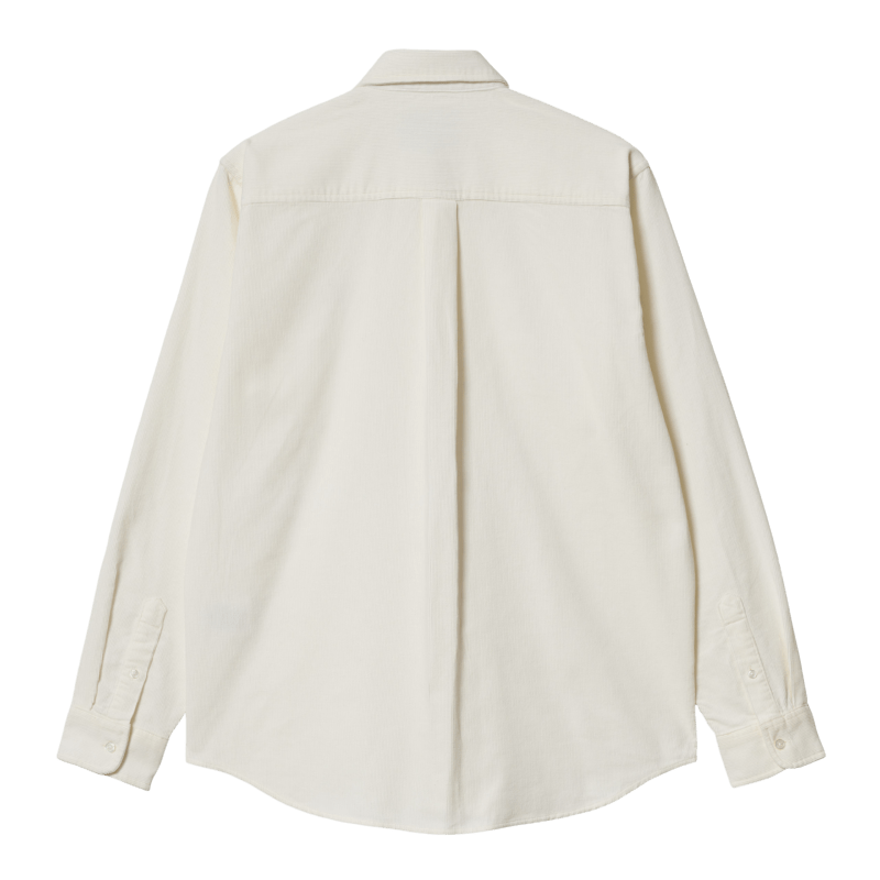 CARHARTT - L/S Madison Fine Cord Shirt, Wax/ Black - Image 2