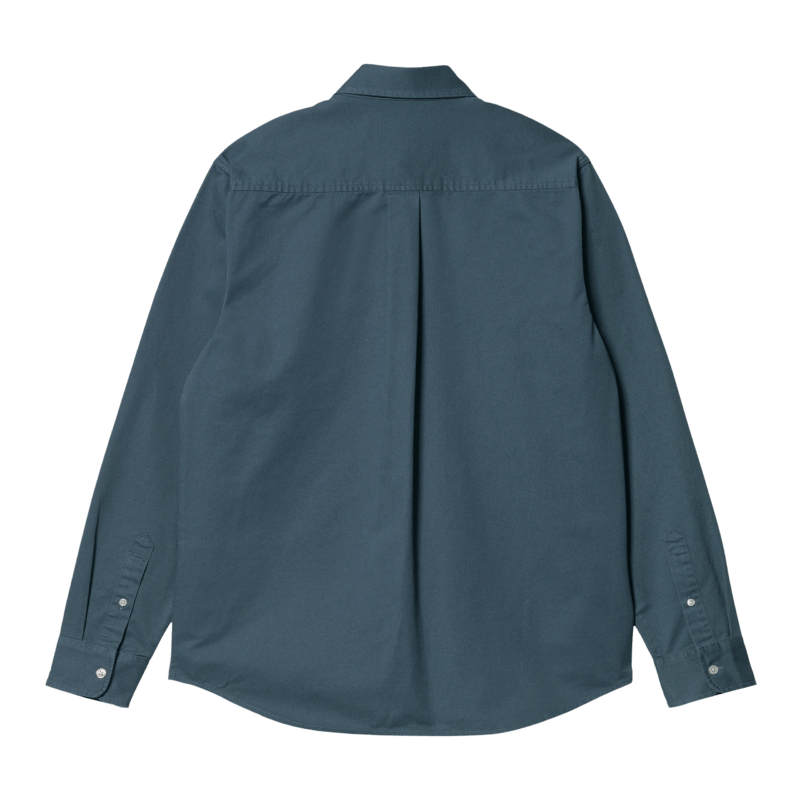 CARHARTT - L/S Madison Shirt, Storm blue/ Wax - Image 2