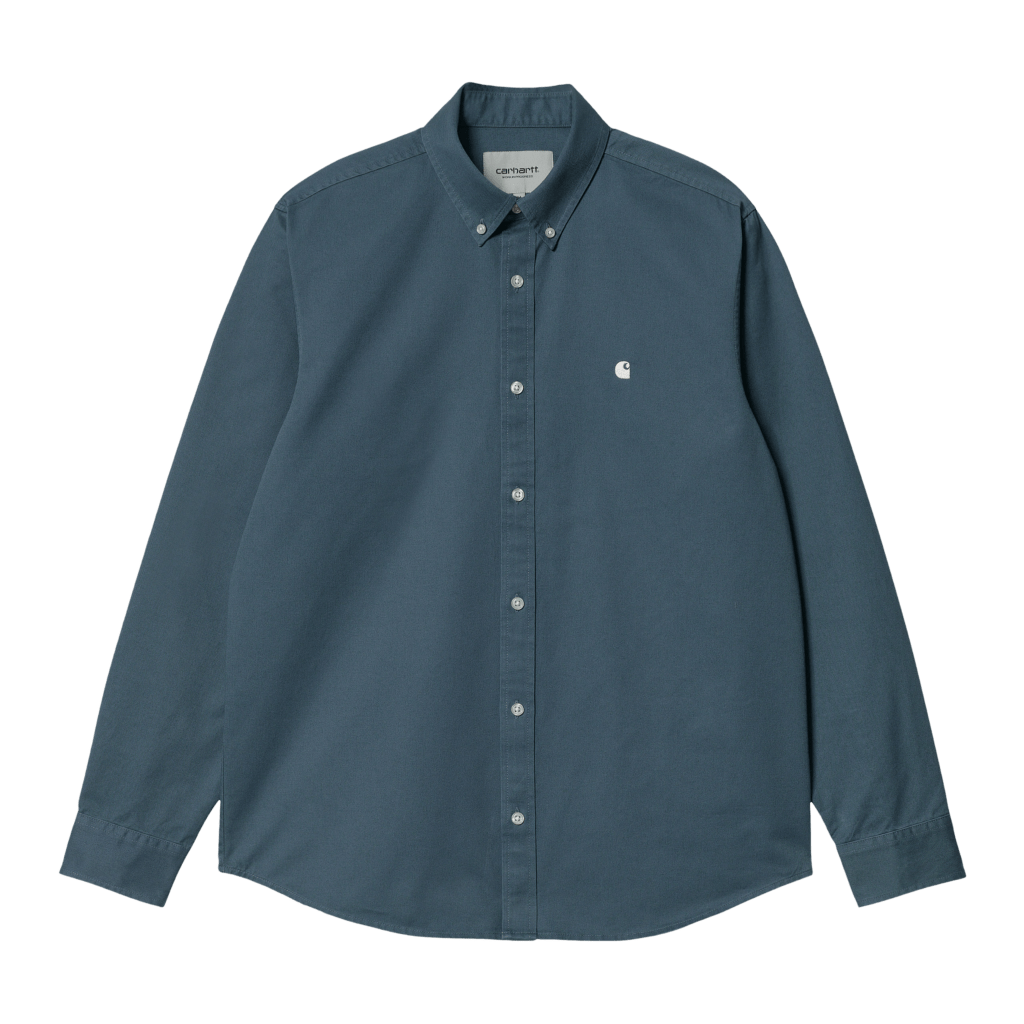 L/S Madison Shirt-Citadel / Wax