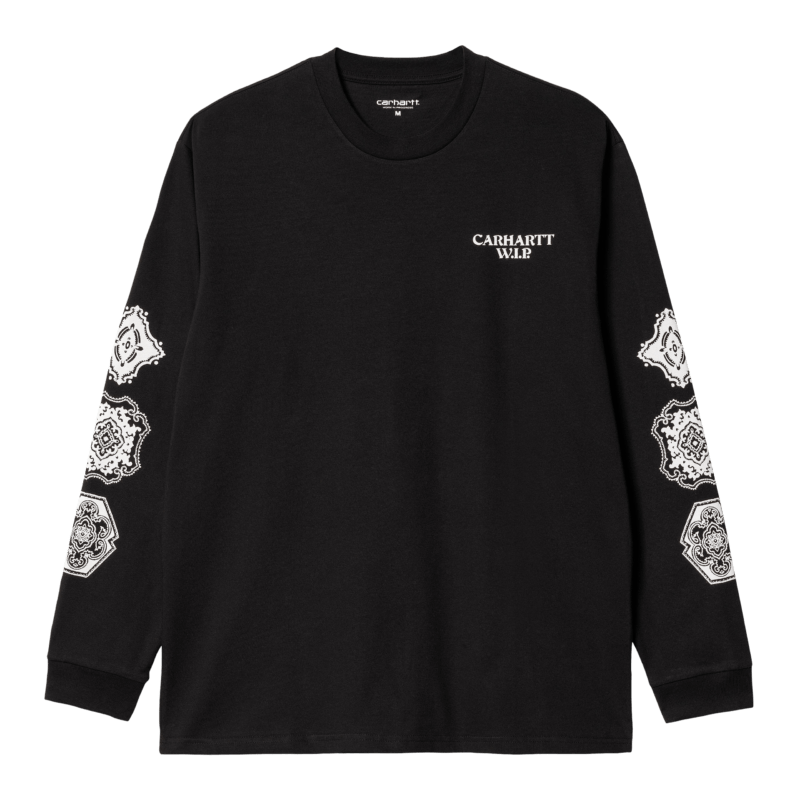 CARHARTT - L/S Scope T-shirt, Black/ White