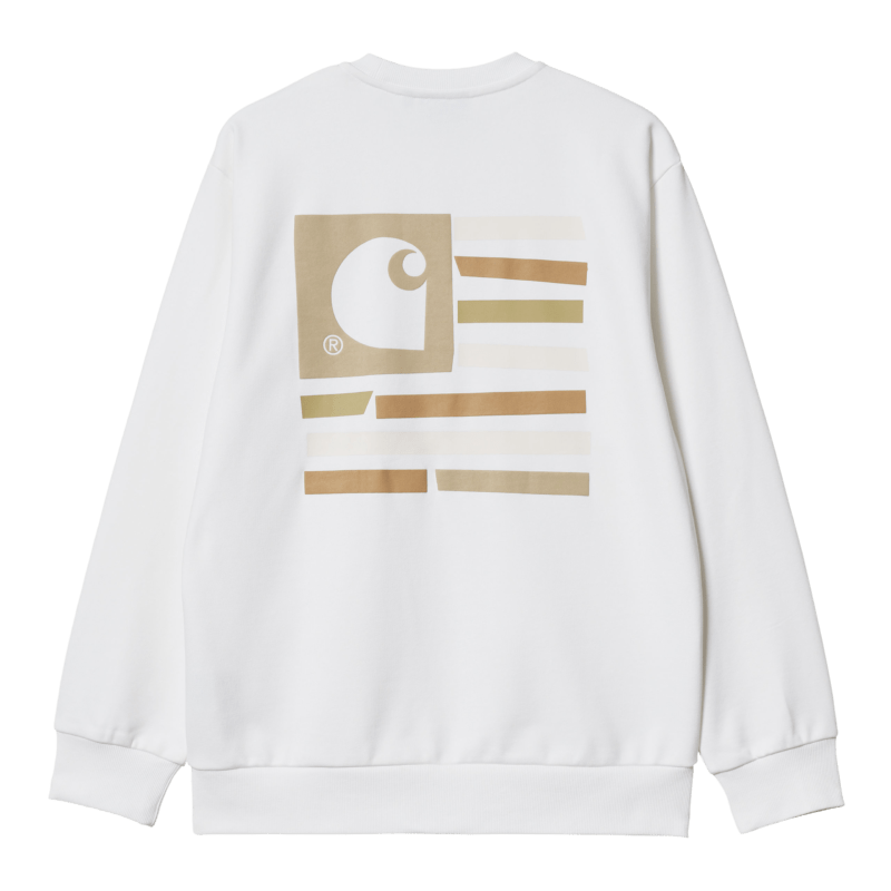 CARHARTT - Medley State Sweat, White - Image 2