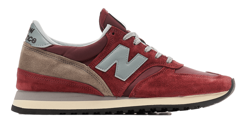 NEW BALANCE - M730 Made in England, Burgundy/ Grey