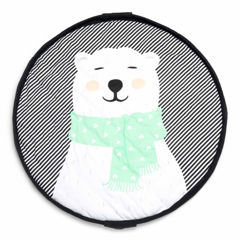 PLAY AND GO - Tapis D'éveil 2 en 1 Ours Polaire