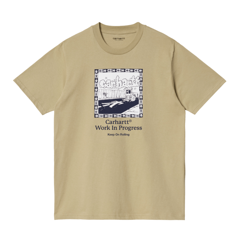 CARHARTT - S/S Steamroller T-shirt, Ammonite