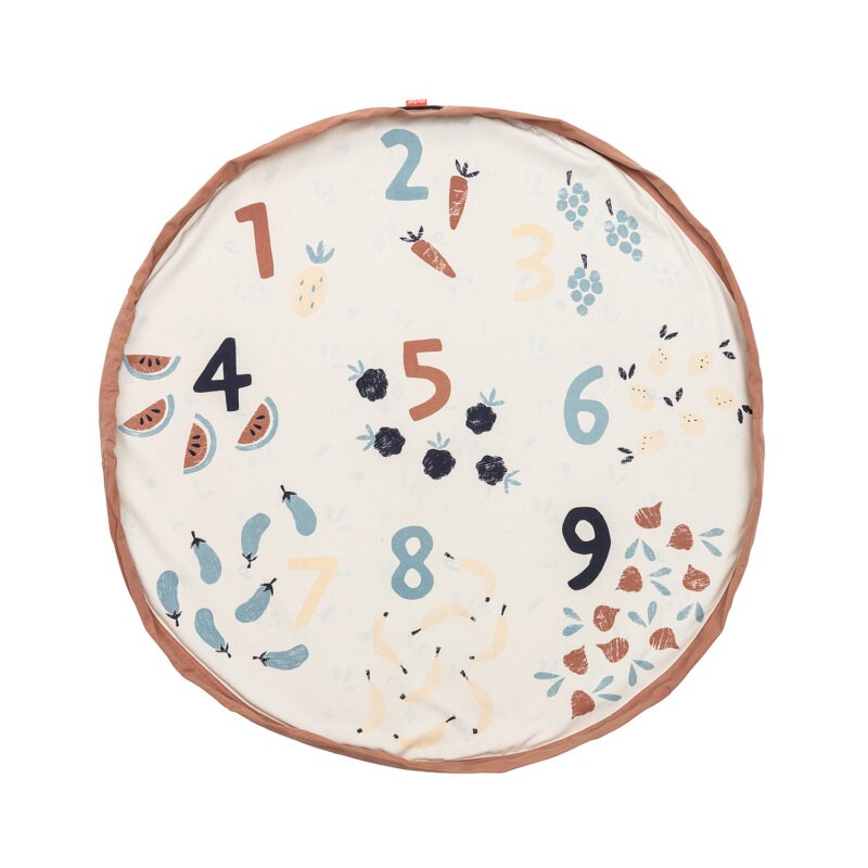PLAY AND GO - Sac à Jouets 2 en 1 Veggie Numbers