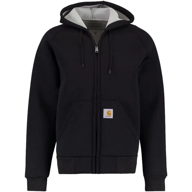 CARHARTT - Car-lux Hooded Jacket, Black/ Grey