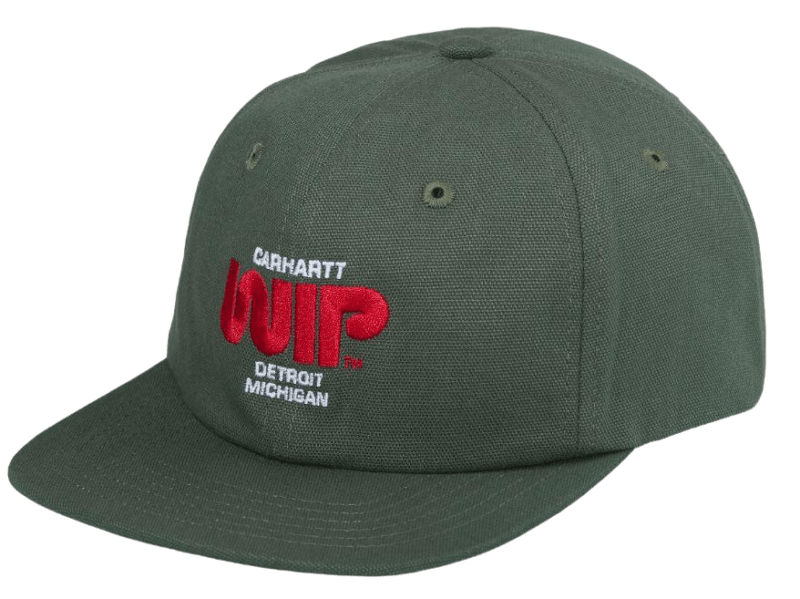 CARHARTT - Worm Logo Cap, Hemlock green