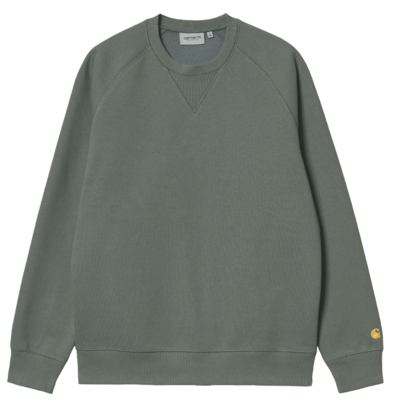 CARHARTT - Chase Sweat, Thyme/ Gold