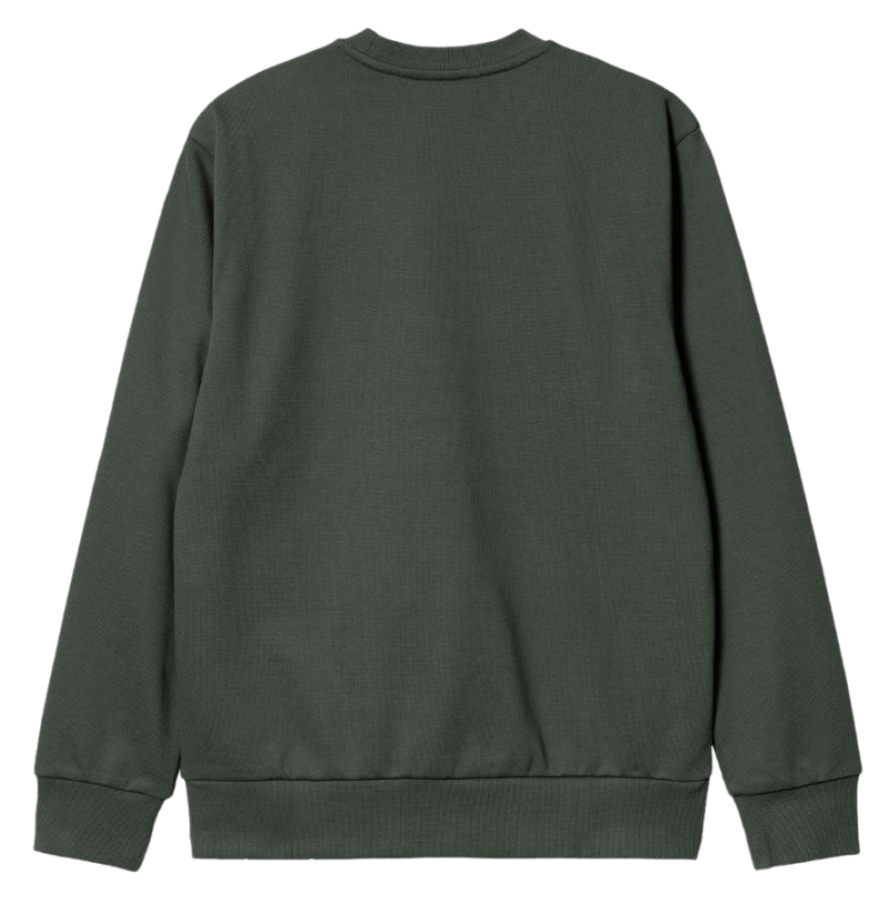 CARHARTT - Script Embroidery Sweat, Hemlock green - Image 2