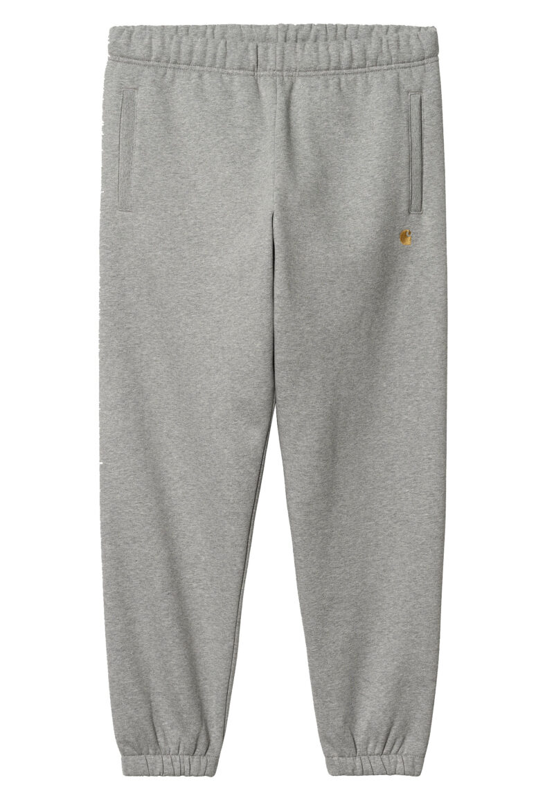 CARHARTT WIP - CARHARTT - Chase Sweat Pant, Grey heather/ Gold