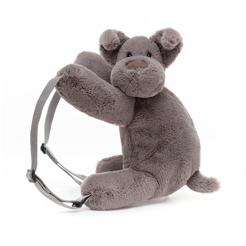 JELLYCAT -Huggady Dog Backpack - Gris