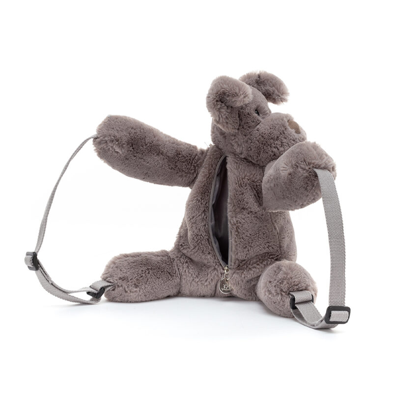 JELLYCAT -Huggady Dog Backpack - Gris - Image 2