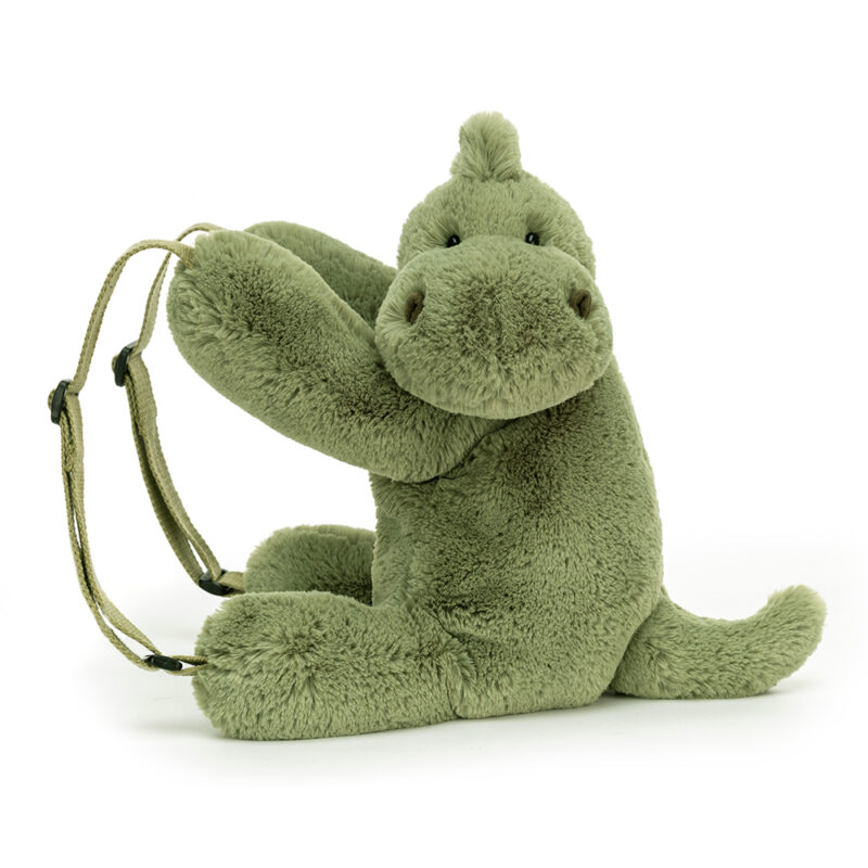 JELLYCAT - Huggady Dino Backpack - Vert