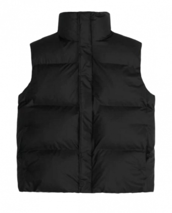 RAINS – Boxy Puffer Vest, Black RAINS – Boxy Puffer Vest, Black