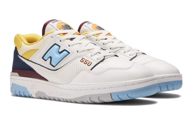 NEW BALANCE 550 NCF SEA SALT CAROLINA TEAM - Image 3