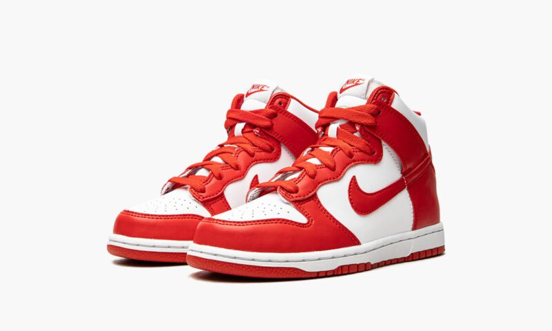 NIKE - Dunk High White University Red - Image 2