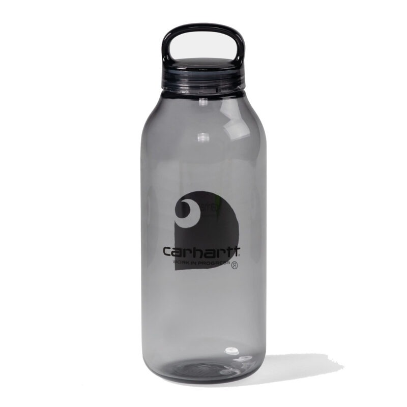 CARHARTT WIP - CARHARTT - Logo Water Bottle, Smoke