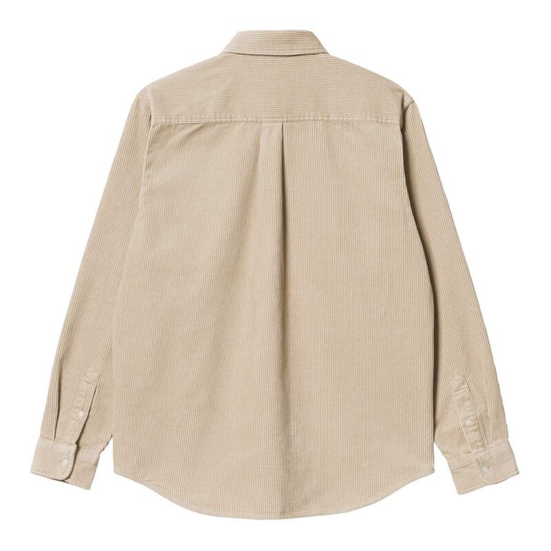 CARHARTT - L/S Madison Cord Shirt, Wall / Black - Image 2
