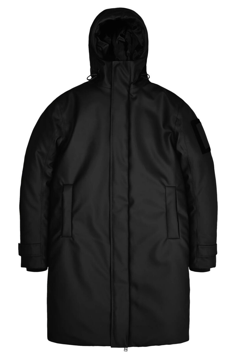 RAINS Glacial Coat, Black