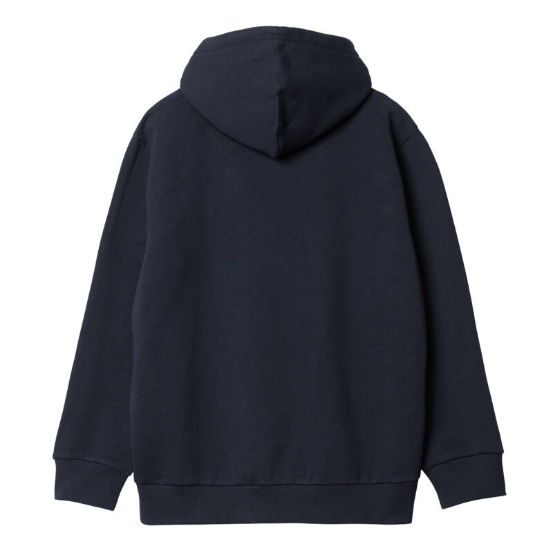 CARHARTT - Hooded Scrawl Sweat, Dark navy / Bonsaï - Image 2