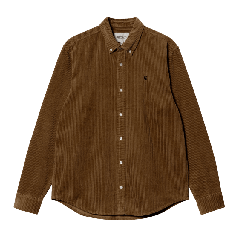 CARHARTT Madison Cord Shirt, Hamilton / Black
