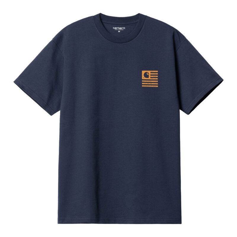 CARHARTT - S/S Label State Flag T-shirt, Enzian / Ochre