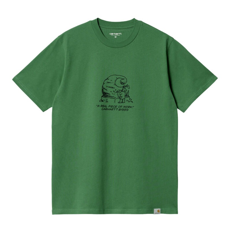 CARHARTT - S/S Piece Of Work T-Shirt, Bonsaï / Black