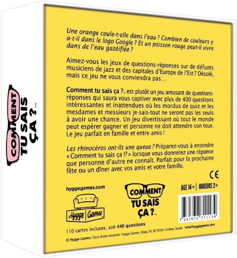 HYGGE GAMES - Comment tu sais ça - Image 2