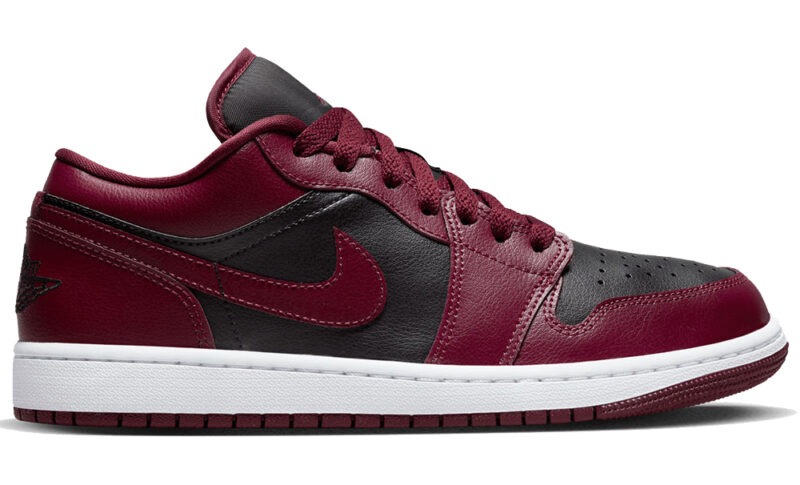 NIKE - AIR JORDAN 1 Low Black Cherrywood