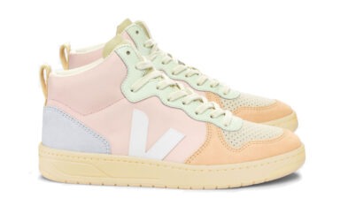 VEJA – V-15 Leather Petale White Multico VEJA – V-15 Leather Petale White Multico