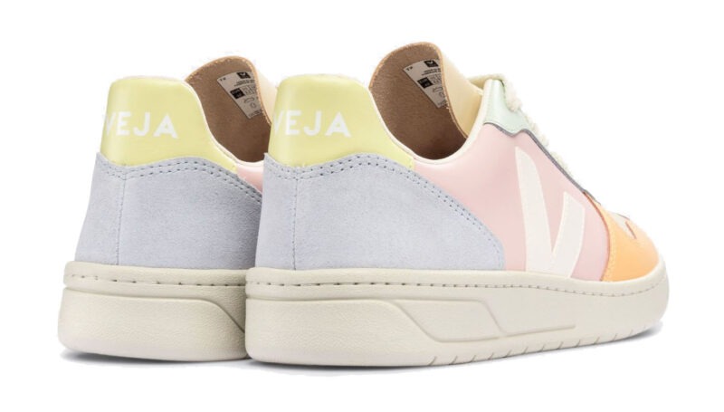 VEJA - V-10 leather Petale White nautico - Image 2