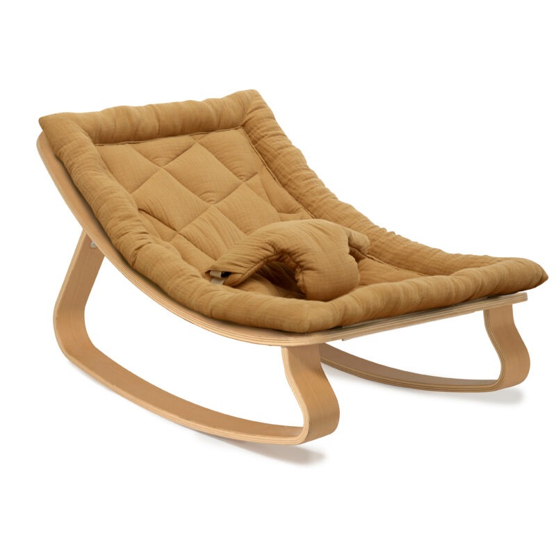 CHARLIE CRANE - Transat LEVO Hêtre Coussin Camel - Liste de Naissance  Elodie et Bastien
