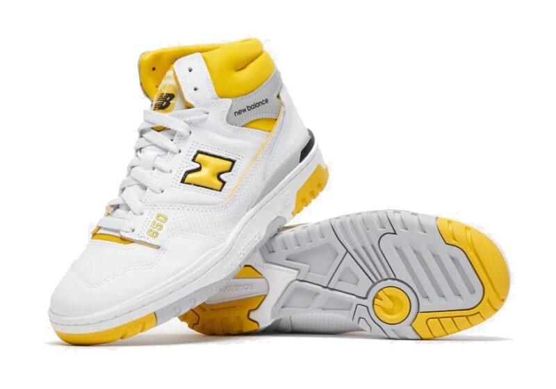 NEW BALANCE BB650 RCG WHITE / HONEY COMB - Image 2