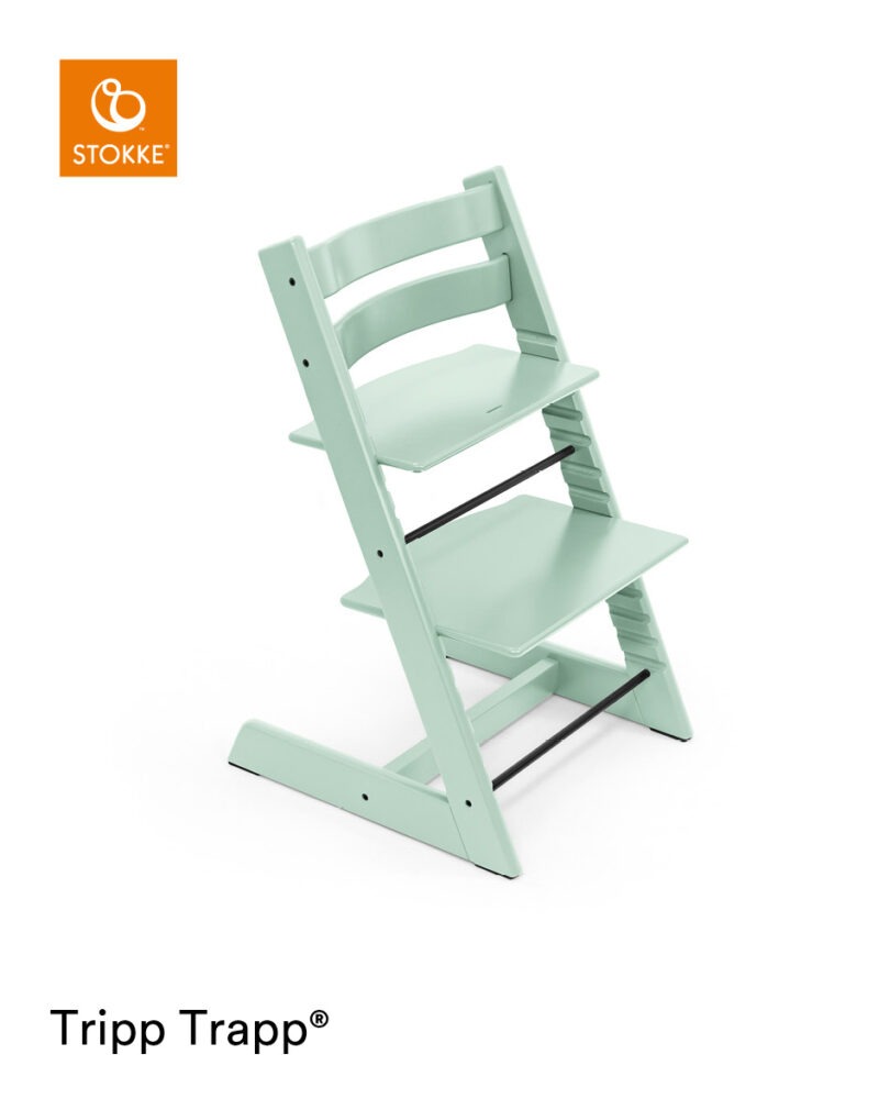 STOKKE - Chaise Haute Tripp Trapp - Vert Menthe - Liste de Naissance -  ELODIE et  BASTIEN
