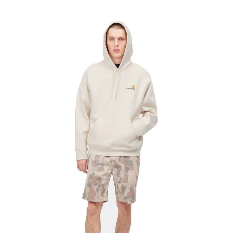 CARHARTT WIP - CARHARTT - Hooded American Script Sweat, Natural - Image 3