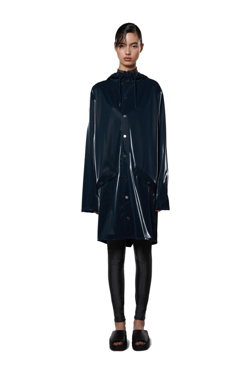 RAINS - Long Jacket, Ink - Image 2