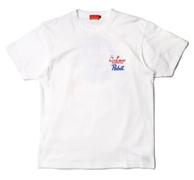 COOKMAN USA – T shirt – Pabst Ribbon Chef White COOKMAN USA – T shirt – Pabst Ribbon Chef White