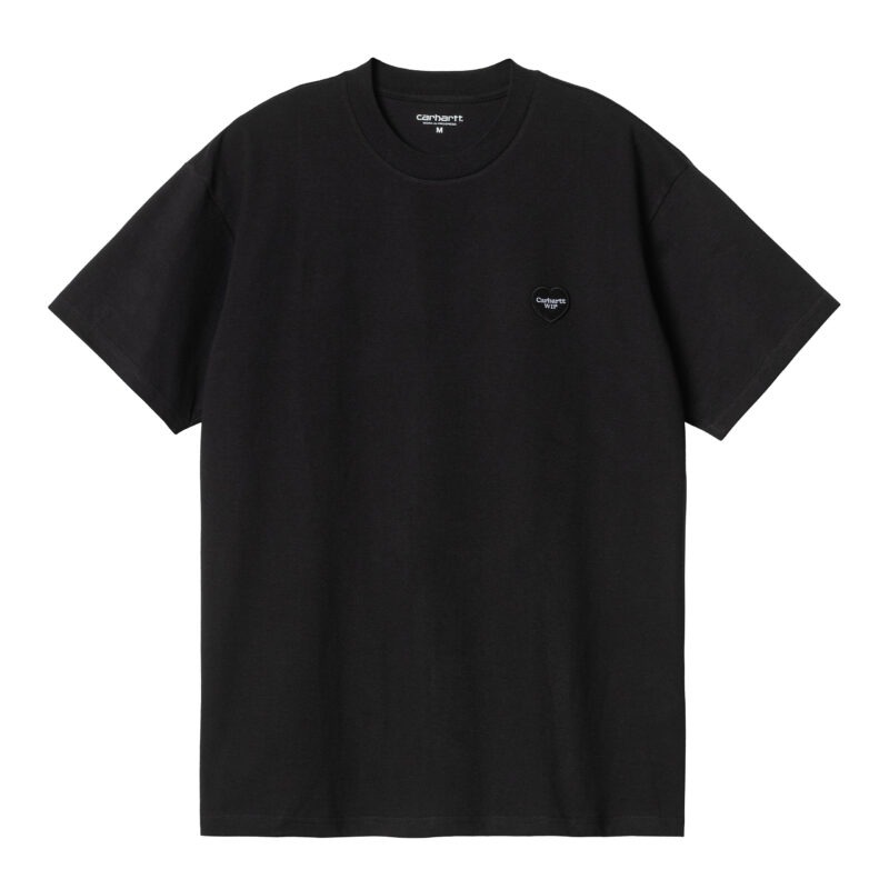 CARHARTT WIP - CARHARTT - S/S Double Heart T-Shirt, Black