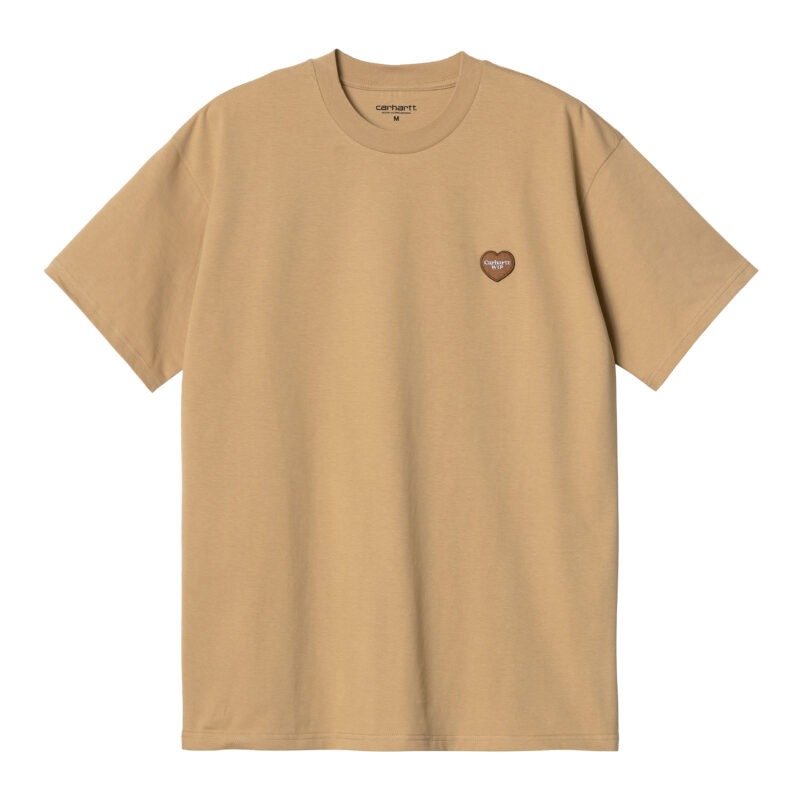 CARHARTT WIP - CARHARTT - S/S Double Heart T-Shirt, Dusty H Brown
