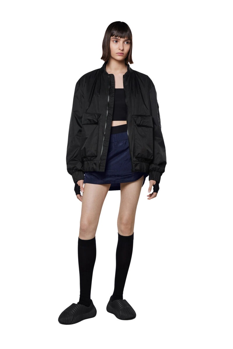 RAINS - Fuse Bomber Jacket, Black - Image 2