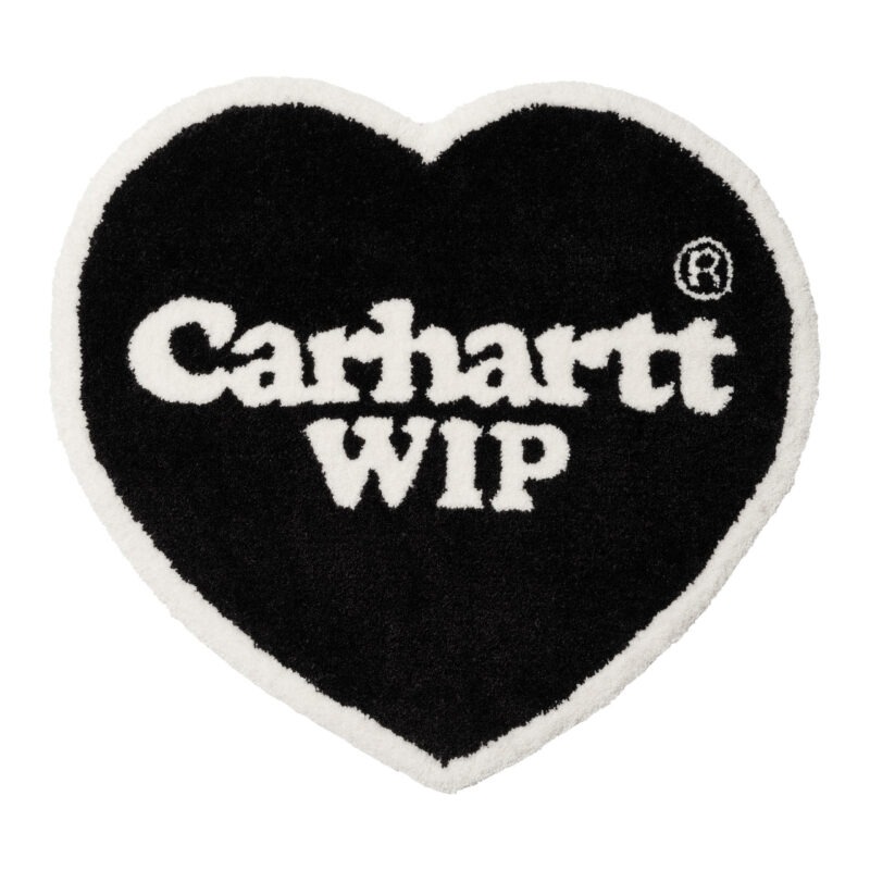CARHARTT WIP - CARHARTT - Heart Rug, Black / White