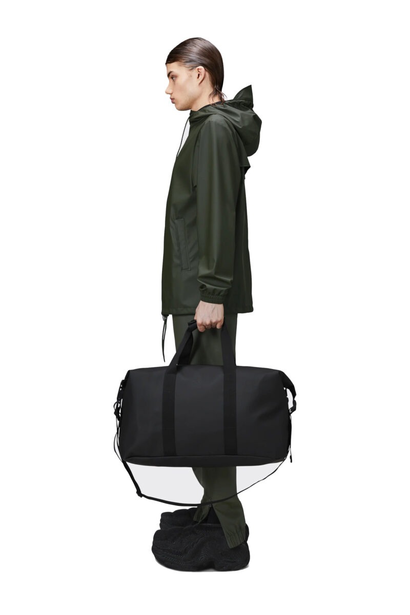 RAINS - Hilo Weekend Bag, Black - Image 3