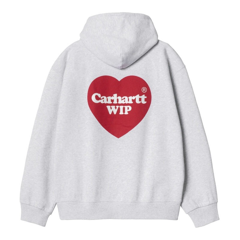 CARHARTT WIP - CARHARTT - Hooded Heart Sweat, Ash Heather - Image 2